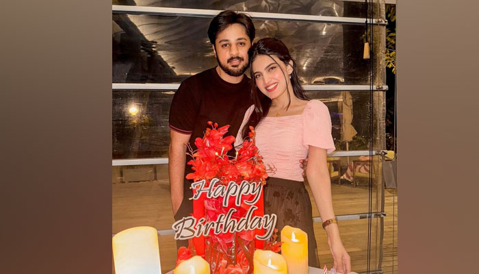 Iqra Kanwal celebrates birthday with husband